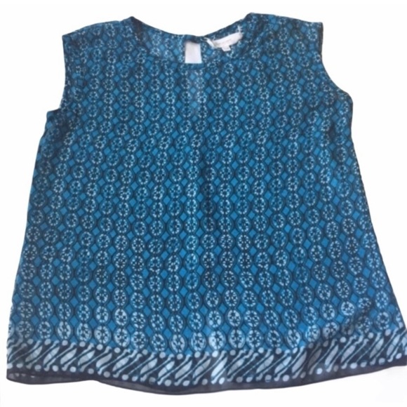 Two Vince Camuto Blouse Blue Size S - Picture 6 of 6